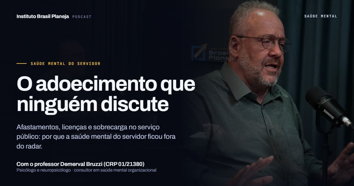 Saúde mental do servidor público: um papo com Demerval Bruzzi
