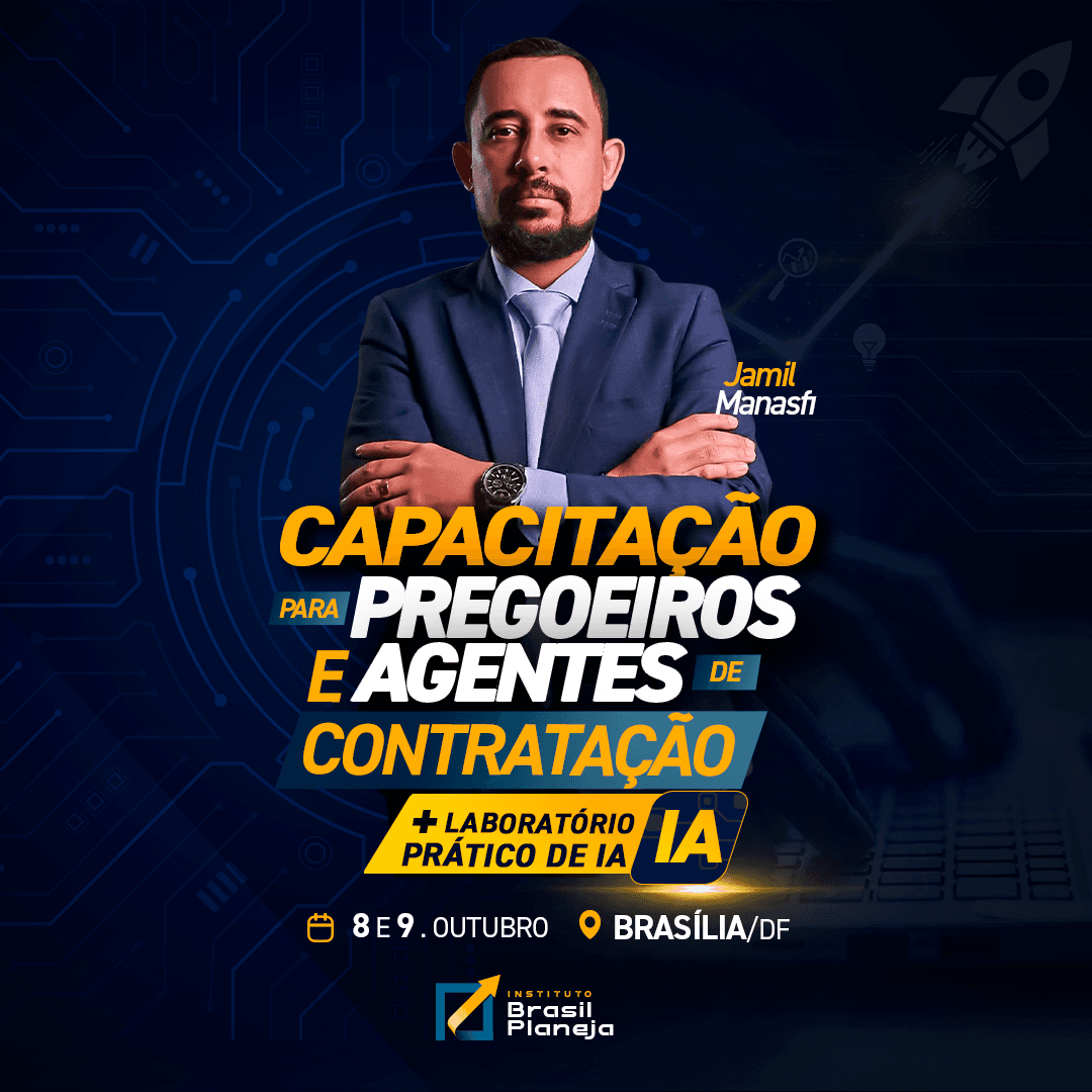Capacitação para pregoeiros e agente de contratação + Laboratório prático de IA